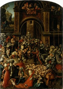德语：Bethlehemitischer Kindermort 无辜者的屠杀 作者 卢卡斯·克拉纳赫