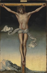 德语：Christus am Kreuz 十字架上的基督 作者 卢卡斯·克拉纳赫