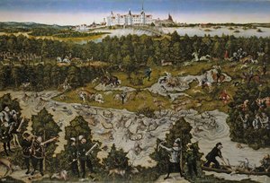 在托尔高城堡（Torgau Castle）追悼费迪南德一世皇帝 作者 卢卡斯·克拉纳赫
