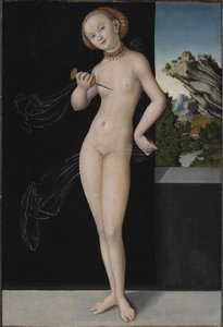 Lucretia，1528年 作者 卢卡斯·克拉纳赫