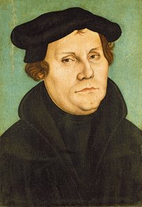 路德作为教授，1529年