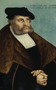 萨克森选帝侯弗雷德里克三世的肖像1463-1525 作者 卢卡斯·克拉纳赫
