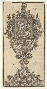 怀特伯格（Wittenberg Reliquaries）大系列的圣母怜子图，1509年。 作者 卢卡斯·克拉纳赫