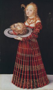 Salomé（木材油） 作者 卢卡斯·克拉纳赫