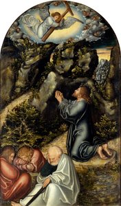花园里的痛苦，c。 1520 作者 卢卡斯·克拉纳赫