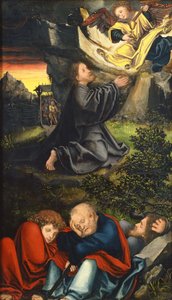 花园里的痛苦，约1518年 作者 卢卡斯·克拉纳赫