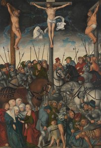 十字架》，1538年。 作者 卢卡斯·克拉纳赫