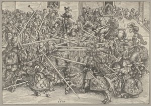 第三场比赛，1509年。 作者 卢卡斯·克拉纳赫