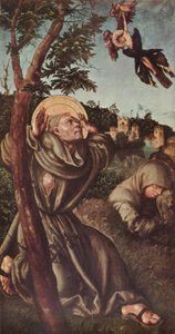德语: Die Stigmatisation des hl. 作者 老卢卡斯克拉纳赫和工作室