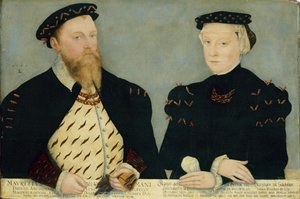 德国：萨克森选帝侯莫里茨（1521-1553 年）和他的妻子艾格尼丝（1527-1555 年）萨克森选帝侯莫里茨和他的妻子艾格尼丝 作者 卢卡斯·克拉纳赫（Lucas Cranach）