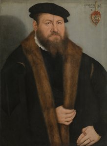 一个男人的肖像，1557年 作者 卢卡斯·克拉纳赫（Lucas Cranach）