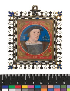 Henry VIII，c.1525-27（卡片上的牛皮纸上的bodycolour）