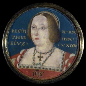 阿拉贡女王凯瑟琳肖像1485-1536，c。 1525