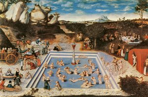 Fountain of Youth (oil on canvas)