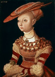 老卢卡斯-克拉纳赫（1472-1553）的女士肖像 作者 老卢卡斯·克拉纳赫