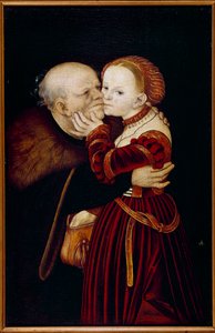 老傻瓜卢卡斯-克拉纳赫（1472-1553）的画作（Ec. All. ）16世纪。布拉格，国家画廊 - 老傻瓜。卢卡斯-克拉纳赫（1472-1553）的画作（德国画派）。16世纪。布拉格国家美术馆