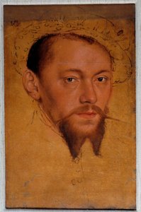 萨克森的莫里斯（1521-1553）的肖像。年轻人卢卡斯-克拉纳赫（1515-1586）的粉彩画。