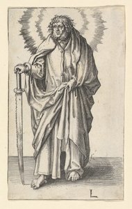 圣西蒙，约。 1510。 作者 卢卡斯·范·莱登