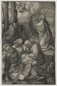 激情：花园中的痛苦，1521年。 作者 卢卡斯·范·莱登