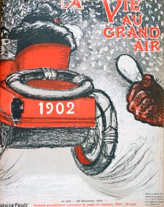 La Vie au Grand Air》的封面，1902年12月20日 作者 吕西安·福尔