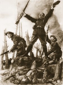 哈特曼斯维勒科普夫 (Hartmannswillerkopf) 的巅峰 作者 吕西安·赫克托·乔纳斯