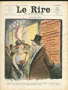 Le Rire》的封面 作者 露西安·梅蒂（Lucien Metivet）