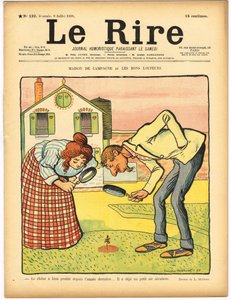 彩色讽刺诗 "Le Rire "的封面