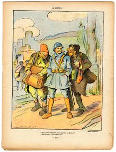 La Baionnette, Satirique en Couleurs 作者 露西安·梅蒂（Lucien Metivet）