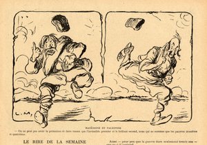 Le Rire rouge，黑白讽刺 作者 露西安·梅蒂（Lucien Metivet）