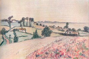 摘自20世纪Lucien Pissarro的彩色粉笔绘画 作者 露西恩·皮萨罗（Lucien Pissaro）