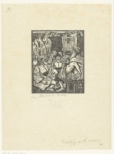 波阿斯与十位长老会面 作者 卢西安·皮萨罗（Lucien Pissarro）