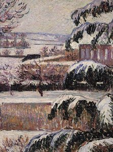 雪的印象，埃拉格尼 作者 卢西安·皮萨罗（Lucien Pissarro）