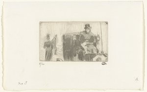 Koets in de regen 作者 卢西安·皮萨罗（Lucien Pissarro）