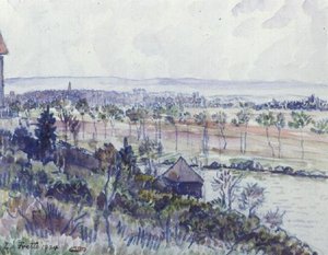 La Frette 作者 卢西安·皮萨罗（Lucien Pissarro）