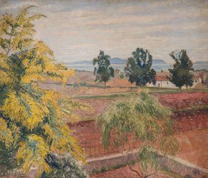 Mimosa Lavendou, 1923. 作者 卢西安·皮萨罗（Lucien Pissarro）