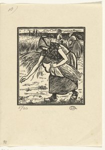 露丝竖起耳朵 作者 卢西安·皮萨罗（Lucien Pissarro）