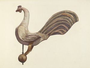 公鸡风向标, 19351942. 作者 露西尔·沙博