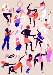 Roller Disco，2015（数字）