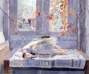 夏天（甘德的哀歌）1994（水彩画 作者 露西·威利斯