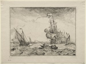 1701年全速航行。 作者 鲁道夫·贝克森