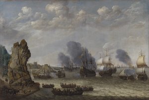 四天战役，1666 年 6 月 11-14 日 作者 鲁道夫·巴克惠曾