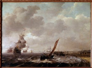 Ludolf Backhuysen (1631-1708) 的荷兰海尔德画作