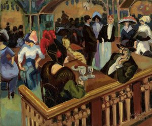 巴黎人咖啡馆（Bal Tabarin） 作者 Ludovic Rodolphe Pissarro