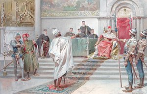 莎士比亚的奥赛罗（chromolitho）插图 作者 卢多维科·马尔凯蒂（Ludovico Marchetti）