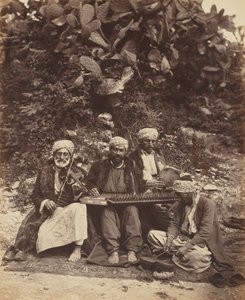 阿拉伯音乐家》，1864年。 作者 卢多维科·沃尔夫冈·哈特