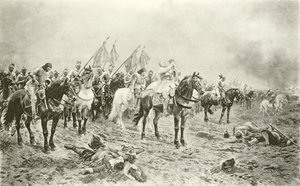 Lutzen战争前的Gustavus Adolphus（凹版）