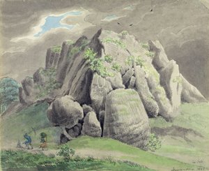 古登堡附近的沙芬斯坦 作者 路德维希·埃米尔·格林