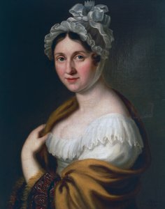 约翰娜·罗辛·瓦格纳 (Johanna Rosine Wagner) 肖像，本名帕茨 (Patz，1774-1848 年)，理查德·瓦格纳 (Richard Wagner) 的母亲，路德维希·盖耶 (Ludwig Geyer，1779-1821 年) 绘画 作者 路德维希·盖尔