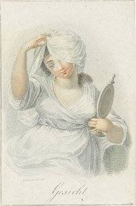查看
脸（物体上的标题）
女性形象代表的五官（系列名称）
Die Funf Sinne（系列标题） 作者 夏沃内蒂