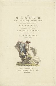 岩石旁的女人
扉页：M.斯图尔特，《人类，在已知地球上的表现》，1803 年 作者 约翰·阿拉特